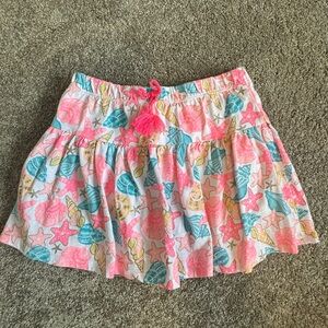 Isaac Mizrahi NY Colorful Seashell and Starfish Skort M (7-8)